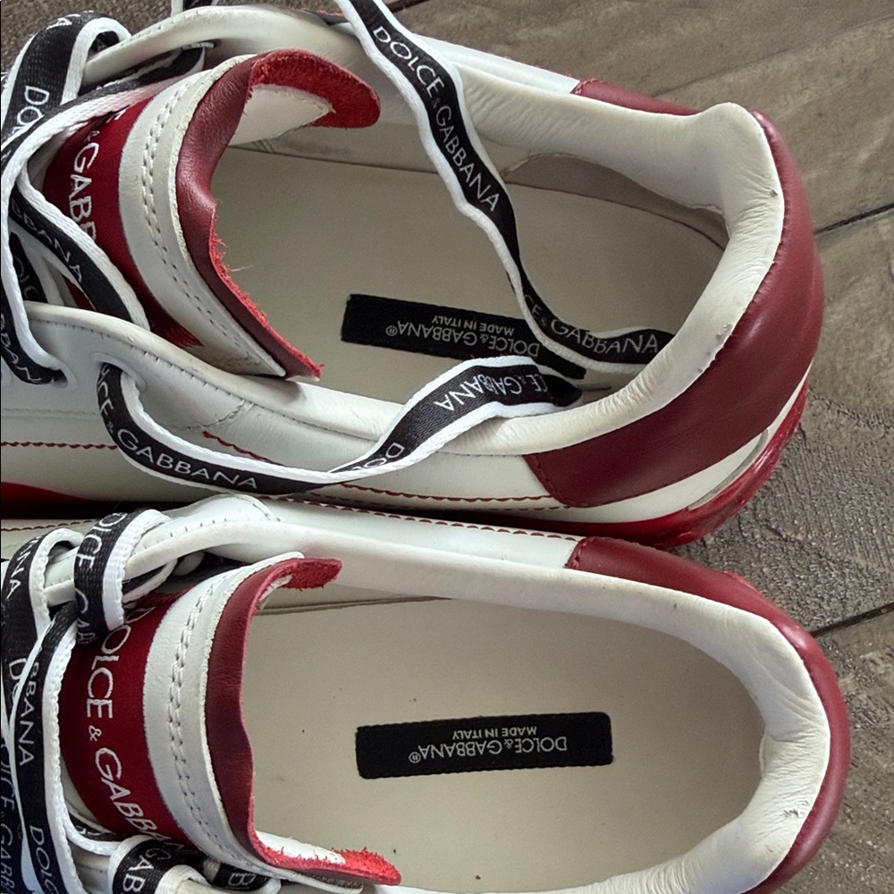 Dolce Gabbana Love Graphic Sneakers with Red Soles - Picture 3 of 13
